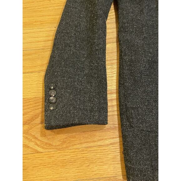 Leon & Harper Women’s Gray Button Closure Coat Blazer Large - Picture 6 of 10